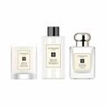 Jo Malone Coffet Cologne Unissex Wood Sage & Sea Salt + Sabonete Líquido + Vela aromática para viagem kit